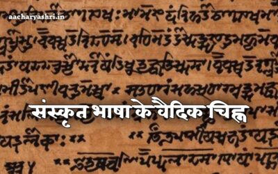 संस्कृत भाषा के वैदिक चिह्न